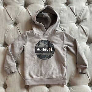 Hurley Kids Camo Logo Gray Hoodie